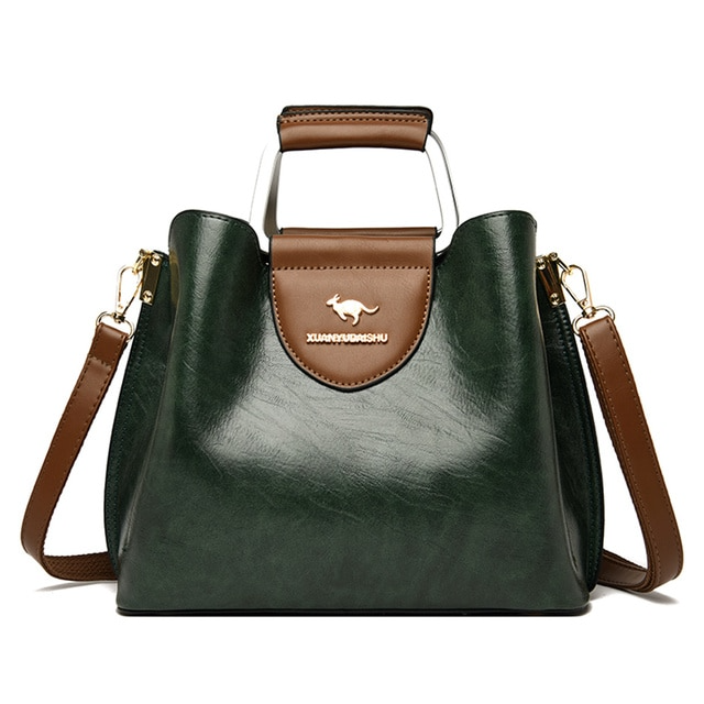 Green Women's Elegant Shoulder Bag - skyjackerz