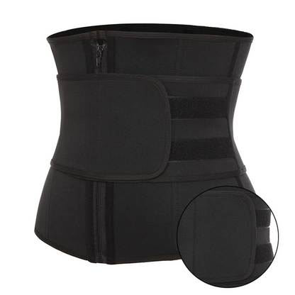 Black - Zipper- 1 Blet / S Women Neoprene Waist Trainer Belt - skyjackerz
