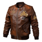 Leather / S Men's Biker Leather Jacket - skyjackerz