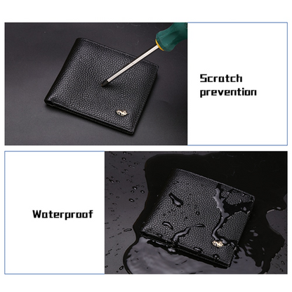 Men's Luxury RFID Blocking Leather Wallet - skyjackerz
