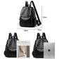 Golden Grace Leather Backpack for Women - Stylish Leather Bag - skyjackerz