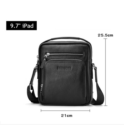 Men's Leather Crossbody Shoulder Bag - skyjackerz