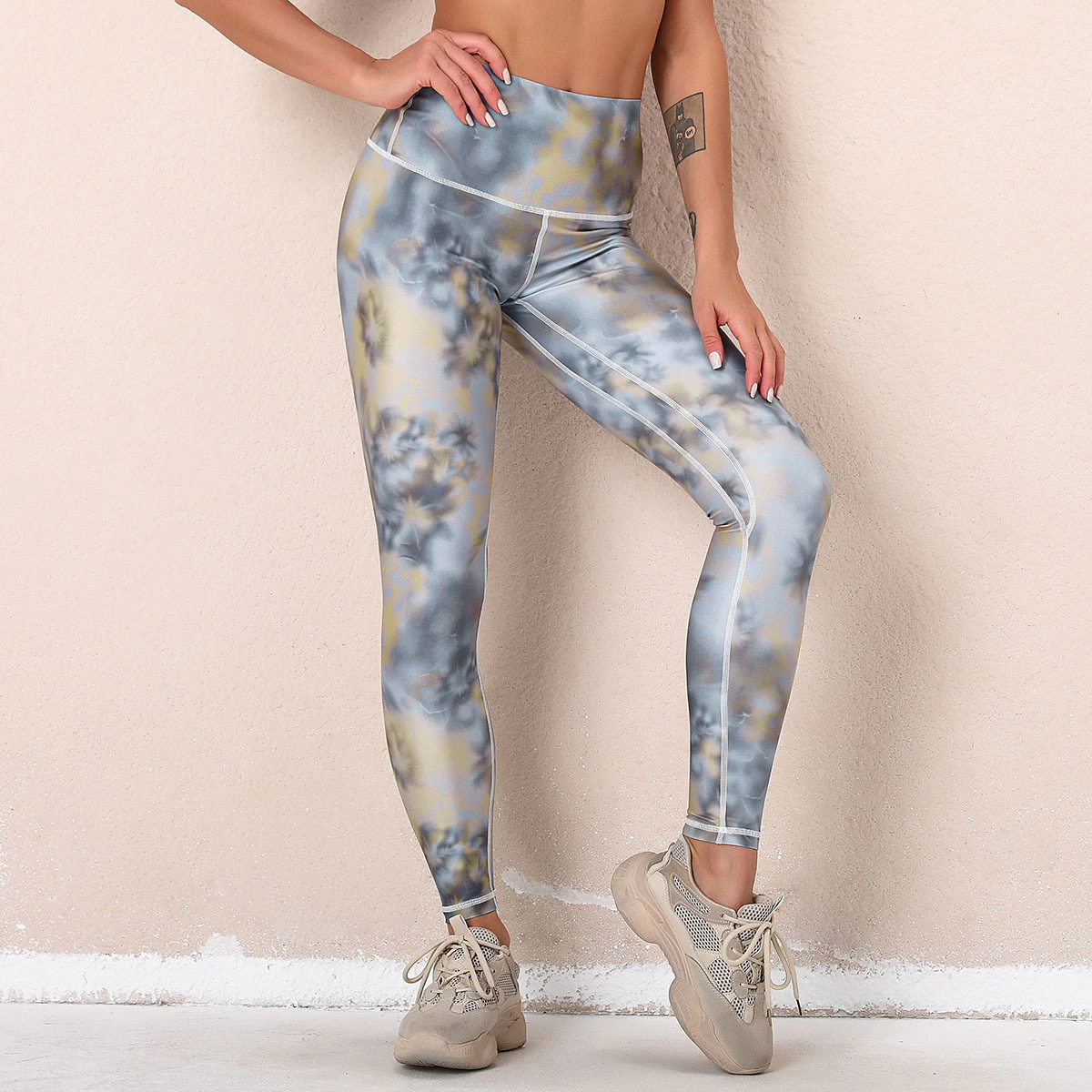 V6 / S Colorful Yoga Pants for Women - skyjackerz