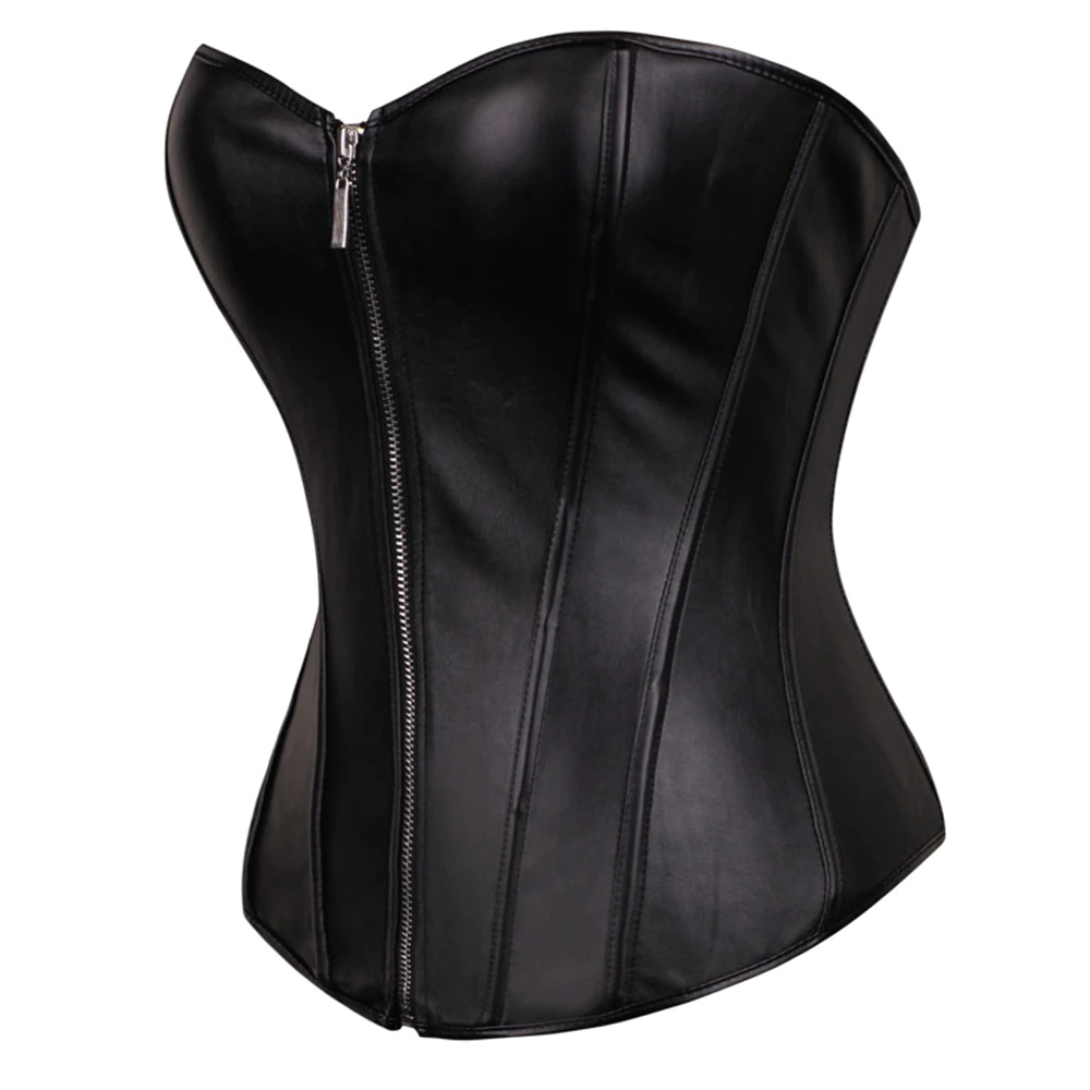 Faux Leather Corset For Women - skyjackerz