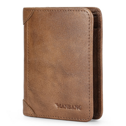 Leather Men's Vintage Leather Wallet - skyjackerz