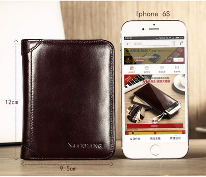 Black Classic Leather Wallet For Men - skyjackerz