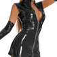 Women's Sexy Leather Bodysuit - skyjackerz