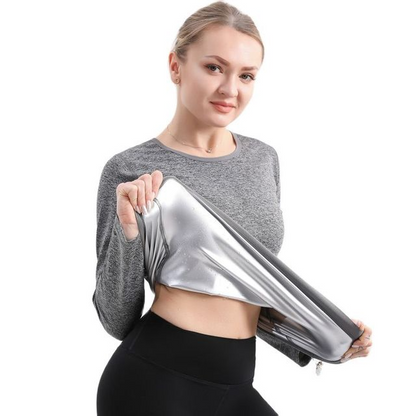 V5 / S Gym Sauna Top For Women - skyjackerz