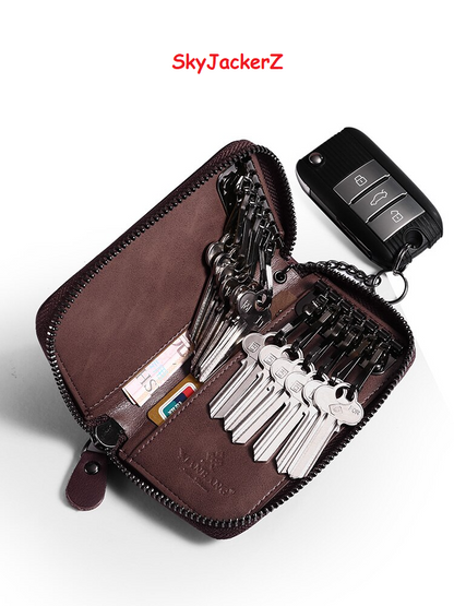 Vintage Leather Key Wallet For Men - skyjackerz