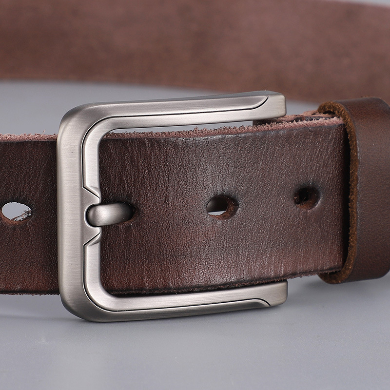 Men's Classic Vintage Leather Belt - skyjackerz
