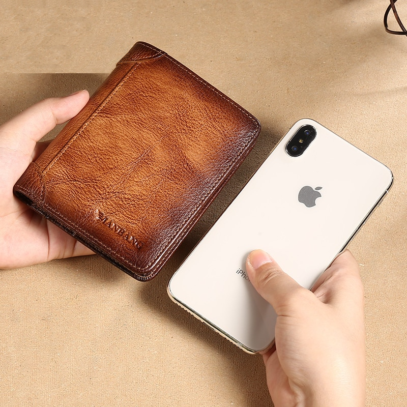 Retro Leather Wallet For Men - skyjackerz