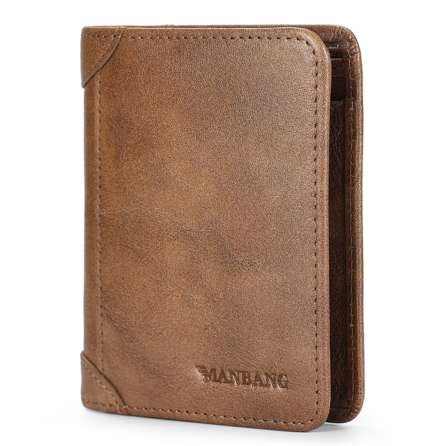 V6 Leather Trifold Wallet For Men - skyjackerz