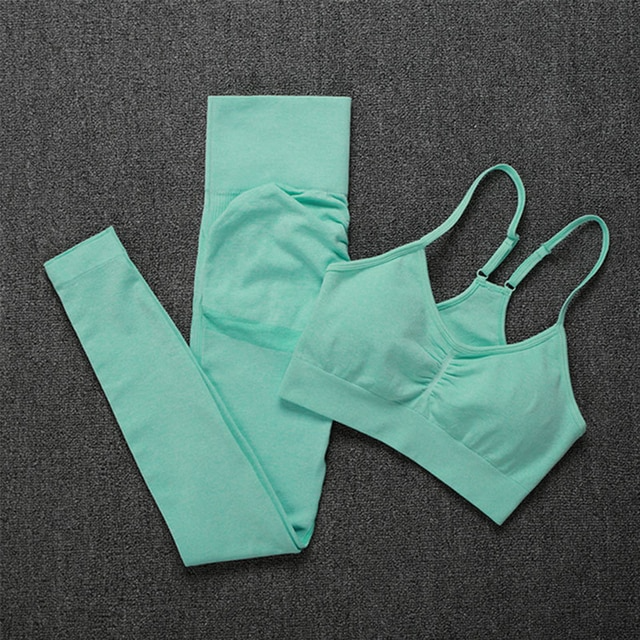 Light-Grey / S Workout Yoga Outfit For Women - skyjackerz