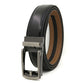 3 / 110 cm Men's Automatic Cowhide Leather Belt - skyjackerz