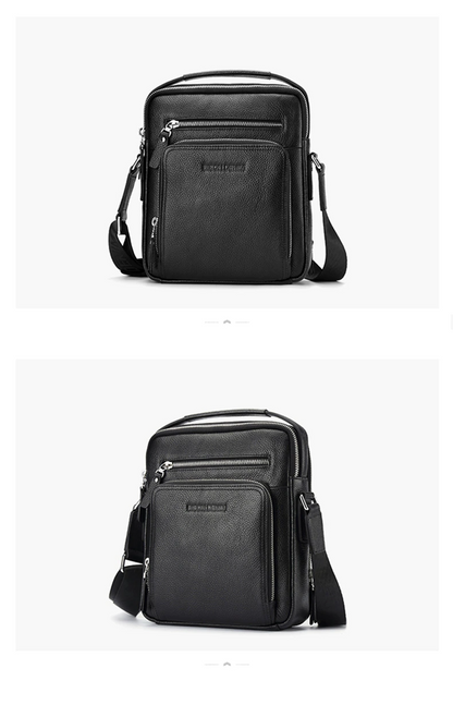 Men's Leather Crossbody Shoulder Bag - skyjackerz