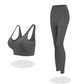 Black / S Soft Yoga Outfit For Women - skyjackerz