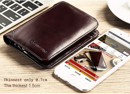 Classic Leather Wallet For Men - skyjackerz