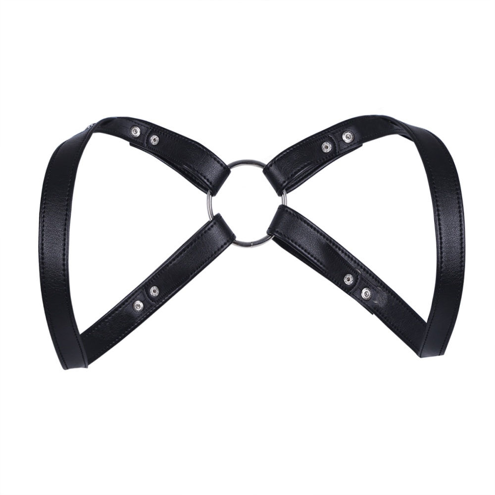 Black Sexy Chest Harness For Men - skyjackerz