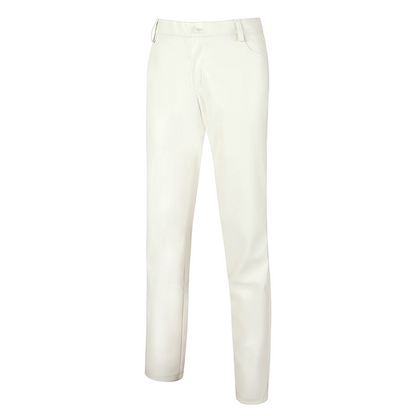 White / 28 Men's Fit Elastic Leather Pants - skyjackerz