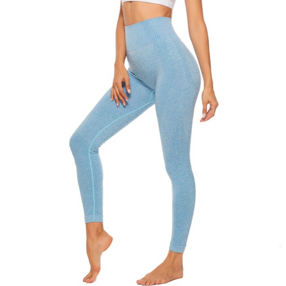 Sky-Blue / S High Waist Leggings For Women - skyjackerz
