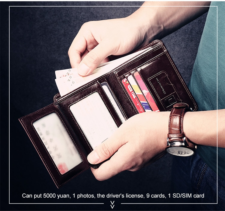 Classic Leather Wallet For Men - skyjackerz