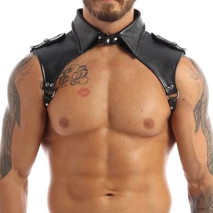 Black Elegant Men's Shoulder Harness - skyjackerz