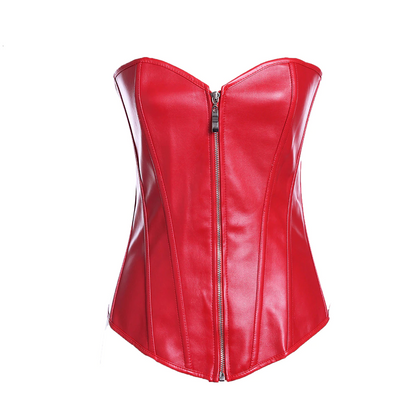 Faux Leather Corset For Women - skyjackerz