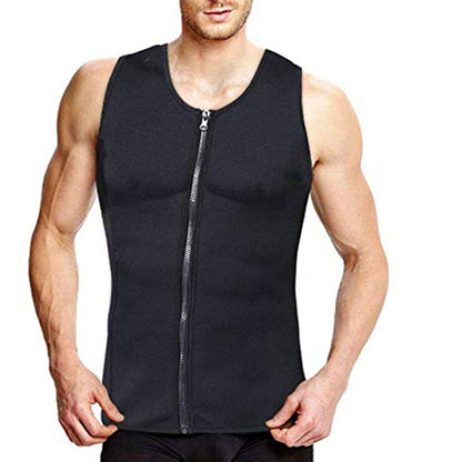 Men's Sleeveless Neoprene Tank Top - skyjackerz