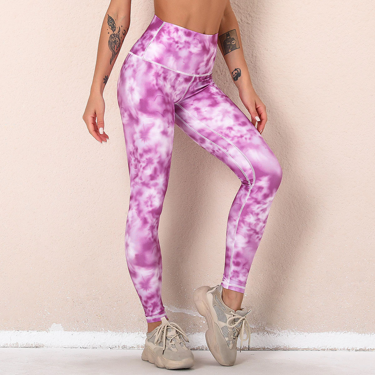 V9 / S Colorful Yoga Pants for Women - skyjackerz