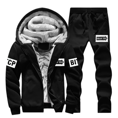 Black-V2 / XS Casual Tracksuit Sportswear For Men - skyjackerz