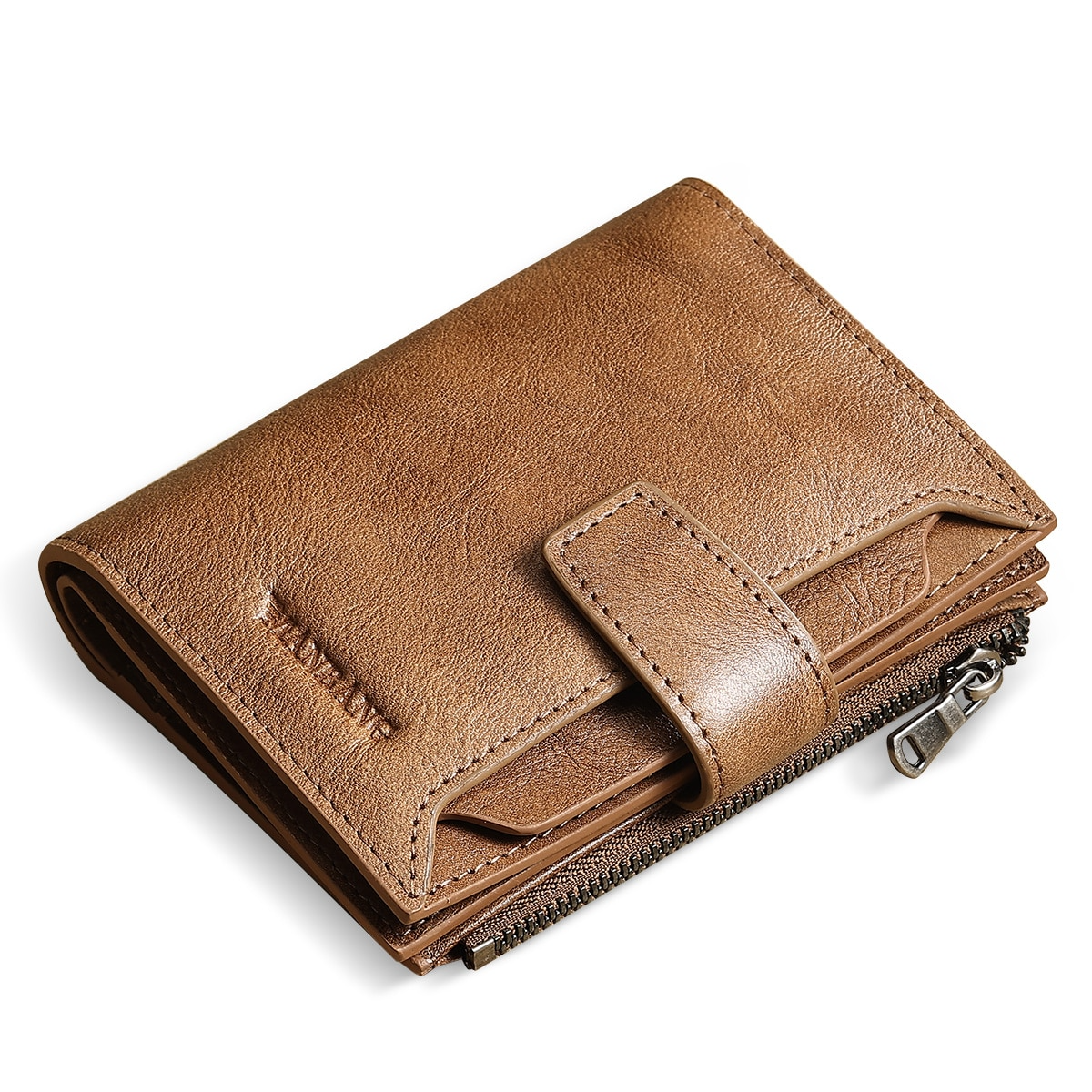 Trifold Leather Wallet For Men - skyjackerz