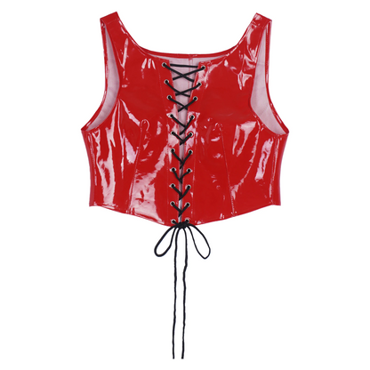 Lace-up Tank Top For Women - skyjackerz
