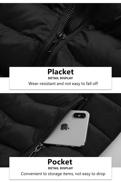 Men's Electric Heating Puffer Jacket - skyjackerz