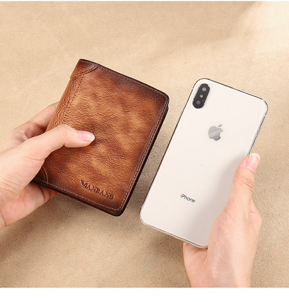Anti-Scam Zipper Leather Wallet - skyjackerz