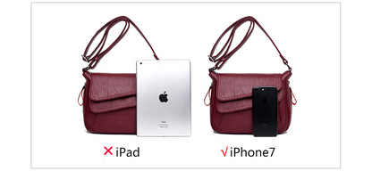 Brown Women's Leather Shoulder Bag - Faith Design Handbag - skyjackerz