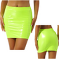 Glossy Latex Miniskirt For Women - skyjackerz