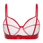 Faux Leather Bra For Women - skyjackerz