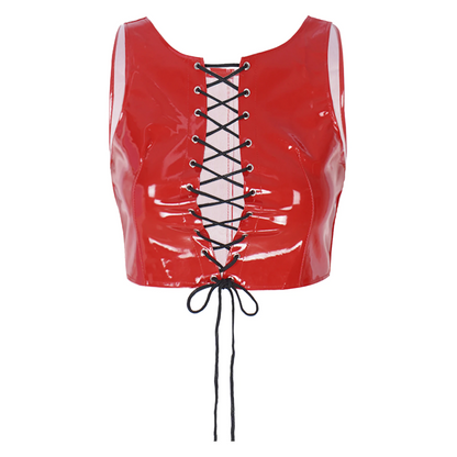 Lace-up Tank Top For Women - skyjackerz