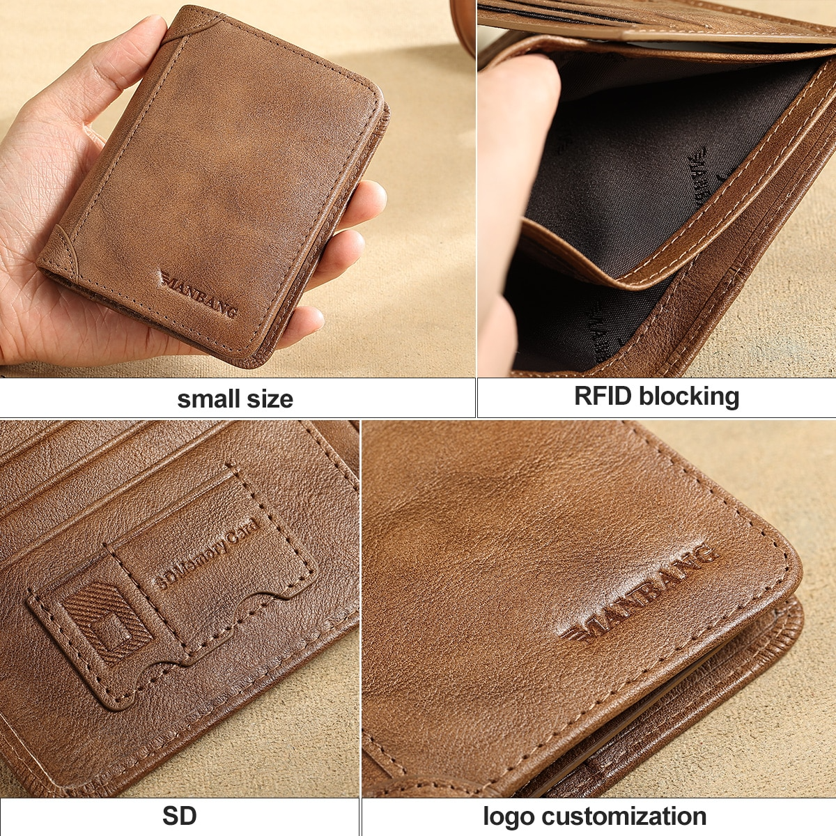 Men's Vintage Leather Wallet - skyjackerz