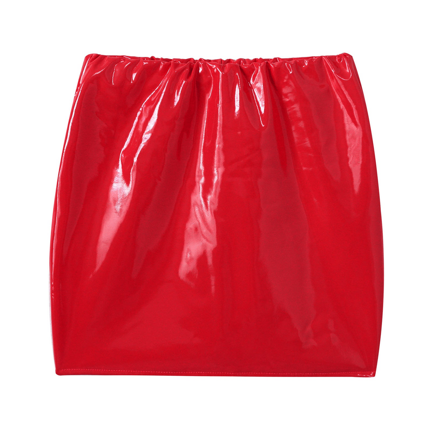 Glossy Latex Miniskirt For Women - skyjackerz