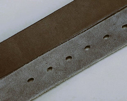 Coffee / 105 Men's Classic Vintage Genuine Leather Belt - skyjackerz
