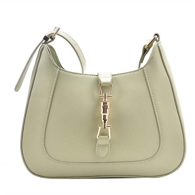 Green Mia Leather Handbag for Women - Elegant Leather Purse - skyjackerz
