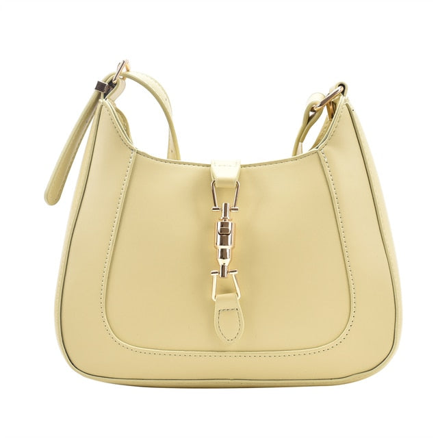 Yellow Mia Leather Handbag for Women - Elegant Leather Purse - skyjackerz