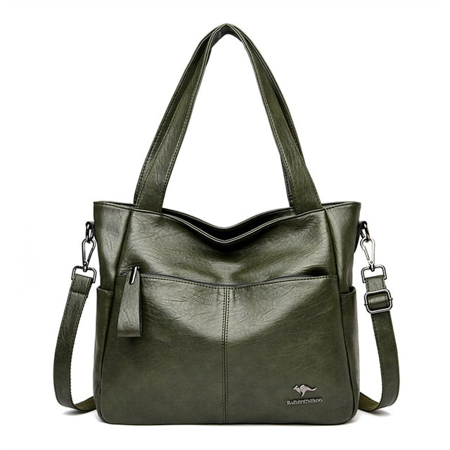 Green-12 Love Leather Crossbody Purse for Women - Luxury Handbag - skyjackerz