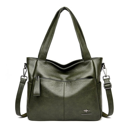 Green-12 Love Leather Crossbody Purse for Women - Luxury Handbag - skyjackerz