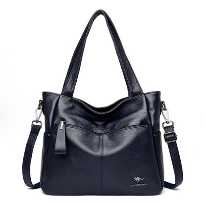 Blue-12 Love Leather Crossbody Purse for Women - Luxury Handbag - skyjackerz
