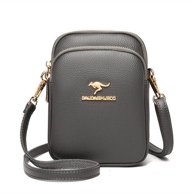 Gray Shell Crossbody Shoulder Bags For Women - skyjackerz