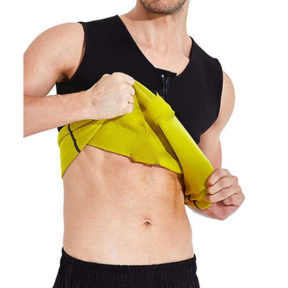 Men's Sleeveless Neoprene Tank Top - skyjackerz