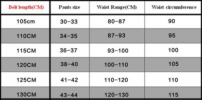 Black / 105 cm Men's Vintage Luxury Designer Leather Belt - skyjackerz