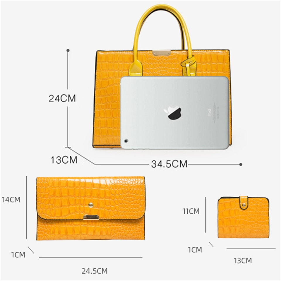 Crocodile Leather Handbags For Women - skyjackerz